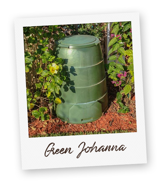 "Green Johanna" composting bin.